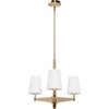 image:imageHunter  Nolita 3light Alturas Gold Medium Size Chandelier Dimmable Modern Style Candle Shaped for Bedrooms Kitchens Dining Living Rooms  19878