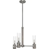 image:imageHunter  River Mill 3light Brushed Nickel Medium Size Chandelier Dimmable Rustic Style Candle Shaped for Bedrooms Kitchens Dining Living Rooms  19473