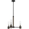 image:imageHunter  River Mill 3light Rustic Iron Medium Size Chandelier Dimmable Rustic Style Candle Shaped for Bedrooms Kitchens Dining Living Rooms  19472