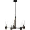 image:imageHunter  River Mill 5light Rustic Iron Large Chandelier Dimmable Rustic Style Candle Shaped for Bedrooms Kitchens Dining Living Rooms  19474