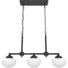 image:imageHunter  Saddle Creek 3light Noble Bronze Large Chandelier Dimmable Schoolhouse Style Linear Shaped for Bedrooms Kitchens Dining Living Rooms  19490