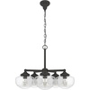 image:imageHunter  Saddle Creek 5light Noble Bronze Large Chandelier Dimmable Schoolhouse Style Candle Shaped for Bedrooms Kitchens Dining Living Rooms  19362