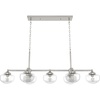 image:imageHunter  Saddle Creek 7light Brushed Nickel Extra Large Chandelier Dimmable Schoolhouse Style Candle Shaped for Bedrooms Kitchens Dining Living Rooms  19493