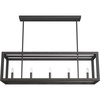 image:imageHunter  Squire Manor 5light Matte Black Extra Large Chandelier Dimmable Modern Style Linear Shaped for Bedrooms Kitchens Dining Living Rooms  19090Matte Black