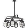 image:imageHunter  Starklake 6light Noble Bronze Large Chandelier Dimmable Wagon Wheel Shaped for Bedrooms Kitchens Dining Living Rooms  19041