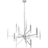 image:imageHunter  Sunjai 12Light Brushed Nickel Formal Style Dimmable Extra Large Chandelier for Bedrooms Kitchens Dining Living Rooms  19528Brushed Nickel