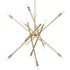 image:imageHunter  Vicontessa 8Light Alturas Gold Large Chandelier Dimmable Modern Style Sputnik Shaped for Bedrooms Kitchens Dining Living Rooms  48180