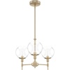 image:imageHunter  Xidane 3light Alturas Gold Medium Size Chandelier Dimmable Mid Century Modern Style Candle Shaped for Bedrooms Kitchens Dining Living Rooms  19739Alturas Gold