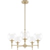 image:imageHunter  Xidane 5light Alturas Gold Large Chandelier Dimmable Mid Century Modern Style Round Shaped for Bedrooms Kitchens Dining Living Rooms  19741Alturas Gold