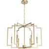 image:imageHunter  Zoanne 6Light Alturas Gold Modern Style Dimmable Large Chandelier for Bedrooms Kitchens Dining Living Rooms  19572