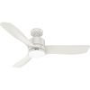 image:imageHunter 52 Bolsa Indoor Ceiling Fan with LED Light Remote Matte Black  SureSpeed high velocity airflow 6speed DC motor and 3 downrod support living rooms bedrooms offices or great roomsFresh White