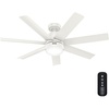 image:imageHunter Brazos Outdoor with LED Light 52 inch Matte Black  Matte BlackFresh White