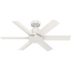 image:imageHunter Fan 44 inch Contemporary Fresh White Finish Outdoor Ceiling Fan with 6 Blades RenewedFresh White