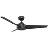 image:imageHunter Fan 52 Inch Casual Matte Black Finish Outdoor Ceiling Fan With 3 Blades Renewed