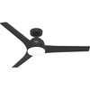 image:imageHunter Fan 52 Inch Casual Matte Black Finish Outdoor Ceiling Fan with LED Light Kit Renewed