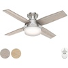 Brushed Nickel - Light Gray Oak