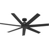 image:imageHunter Fan 60 inch Ceiling Fan with No Light Outdoor or Indoor Matte Black Ceiling Fan for Porch Living Room Office Kitchen Garage 7 Blades Renewed