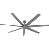 image:imageHunter Fan 72 Inch Casual Matte Silver Finish Outdoor Ceiling Fan With 7 Blades Renewed