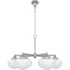image:imageHunter Fan Company 19062 Saddle Creek Chandelier Brushed Nickel