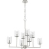 image:imageHunter Fan Company 19533 Kerrison Chandelier Brushed Nickel