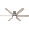 image:imageHunter Fan Company 51883 Gravity Ceiling Fan Matte Silver