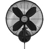 image:imageHunter Fan Company Classic 16 in 3 Speed Wall Fan in Matte Black with Oscillation and Adjustable Head