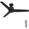 image:imageHunter Malden Indoor Ceiling Fan No Light 52 inch Matte WhiteMatte Black