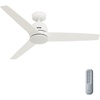 image:imageHunter Malden Indoor Ceiling Fan No Light 52 inch Matte WhiteMatte White
