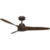 image:imageHunter Mosley Outdoor or Indoor Ceiling Fan 52 inch Premier Bronze  No Light Standard Mount Wall Control 3 Blades For Living Room Patio Porch Garage 50962Premier Bronze