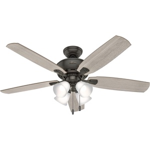 image:imageAmberlin Indoor Ceiling Fan with LED Light and Pull Chain Control