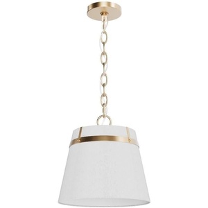 image:imageHunter  Ada Lee 1Light Alturas Gold Small Pendant Light Dimmable Transitional Style Cone Shaped for Bedrooms Kitchens Dining Living Rooms  48162