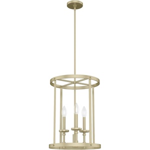image:imageHunter  Briargrove 3light Modern Brass Medium Size Chandelier Dimmable Formal Style Cylinder Shaped for Bedrooms Kitchens Dining Living Rooms  19697