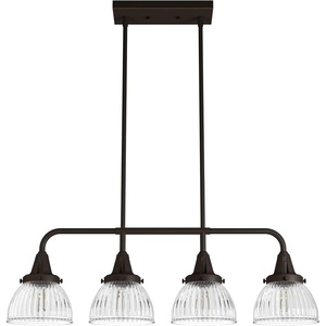image:imageHunter  Cypress Grove 4Light Natural Black Iron Large Chandelier Dimmable Transitional Style Linear Shaped for Bedrooms Kitchens Dining Living Rooms  19184Onyx Bengal