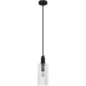 image:imageHunter  Gatz 1Light Matte Black Mini Pendant Light Dimmable Modern Style Cylinder Shaped for Bedrooms Kitchens Dining Living Rooms  45224