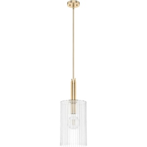 image:imageHunter  Gatz 1light Alturas Gold Small Pendant Light Dimmable Modern Style Cylinder Shaped for Bedrooms Kitchens Dining Living Rooms  19789