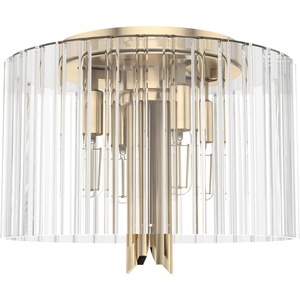 image:imageHunter  Gatz 4light Alturas Gold Medium Size Flush Mount Light Dimmable Modern Style Round Shaped for Bedrooms Kitchens Dining Living Rooms  19690