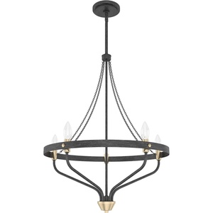 image:imageHunter  Merlin 5light Rustic Iron Medium Size Chandelier Dimmable Industrial Style Empire Shaped for Bedrooms Kitchens Dining Living Rooms  19793