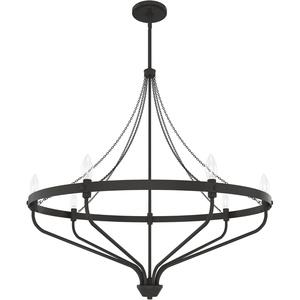 image:imageHunter  Merlin 7light Noble Bronze Large Chandelier Dimmable Industrial Style Empire Shaped for Bedrooms Kitchens Dining Living Rooms  19798