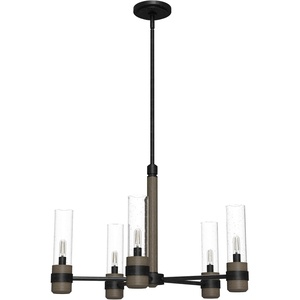 image:imageHunter  River Mill 5light Rustic Iron Large Chandelier Dimmable Rustic Style Candle Shaped for Bedrooms Kitchens Dining Living Rooms  19474