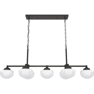 image:imageHunter  Saddle Creek 7light Noble Bronze Extra Large Chandelier Dimmable Schoolhouse Style Linear Shaped for Bedrooms Kitchens Dining Living Rooms  19494