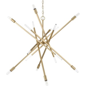 image:imageHunter  Vicontessa 8Light Alturas Gold Large Chandelier Dimmable Modern Style Sputnik Shaped for Bedrooms Kitchens Dining Living Rooms  48180