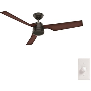 image:imageHunter 52 inch Outdoor or Indoor Ceiling Fan No Light  White Ceiling Fan without Light For Patio Porch Garage or Living Room Standard Mount 3 Blades Wall Control  Cabo Frio 50257 Fresh White  No Light Standard Mount Wall Control 3 Blades For Living Room Patio Porch Garage 50257New Bronze finish