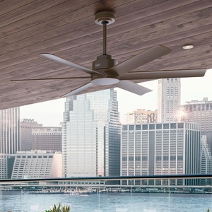 image:imageHunter 60 Kennicott IndoorOutdoor Ceiling Fan Remote Matte Bronze  SureSpeed high velocity airflow and nolight design suit patios large rooms or open spaces with easy speed adjustmentsMatte Bronze
