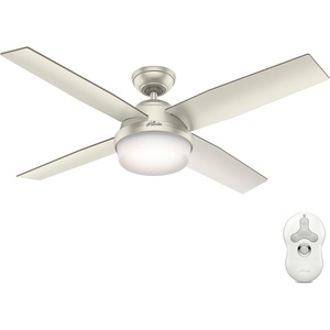 image:imageHunter Dempsey Outdoor or Indoor Ceiling Fan 52 inch Matte NickelMatte Nickel