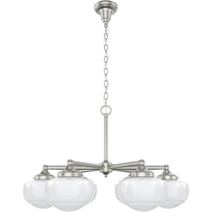 image:imageHunter Fan Company 19062 Saddle Creek Chandelier Brushed Nickel