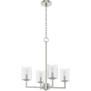 image:imageHunter Fan Company 19537 Kerrison Chandelier Brushed Nickel