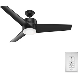 image:imageHunter Havoc Outdoor or Indoor Ceiling Fan Quiet 54 inch Matte BlackMatte Black