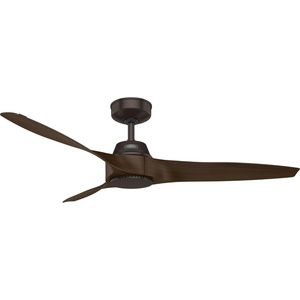 image:imageHunter Mosley Outdoor or Indoor Ceiling Fan 52 inch Premier Bronze  No Light Standard Mount Wall Control 3 Blades For Living Room Patio Porch Garage 50962Premier Bronze