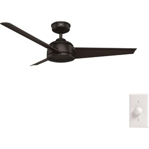 image:imageHunter Trimaran Outdoor or Indoor Ceiling Fan 52 inch Fresh White  No Light Standard Mount Wall Control 3 Blades For Living Room Patio Porch Garage 59610Premier Bronze