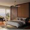 image:imageCasablanca  Eyla IndoorOutdoor Ceiling Fan 52inch 6speed DC Motor Energy Star for porches patios sunrooms bathrooms Brushed NickelLuxe Gold